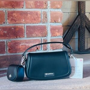 lululemon cactus leather mini bag black NWT